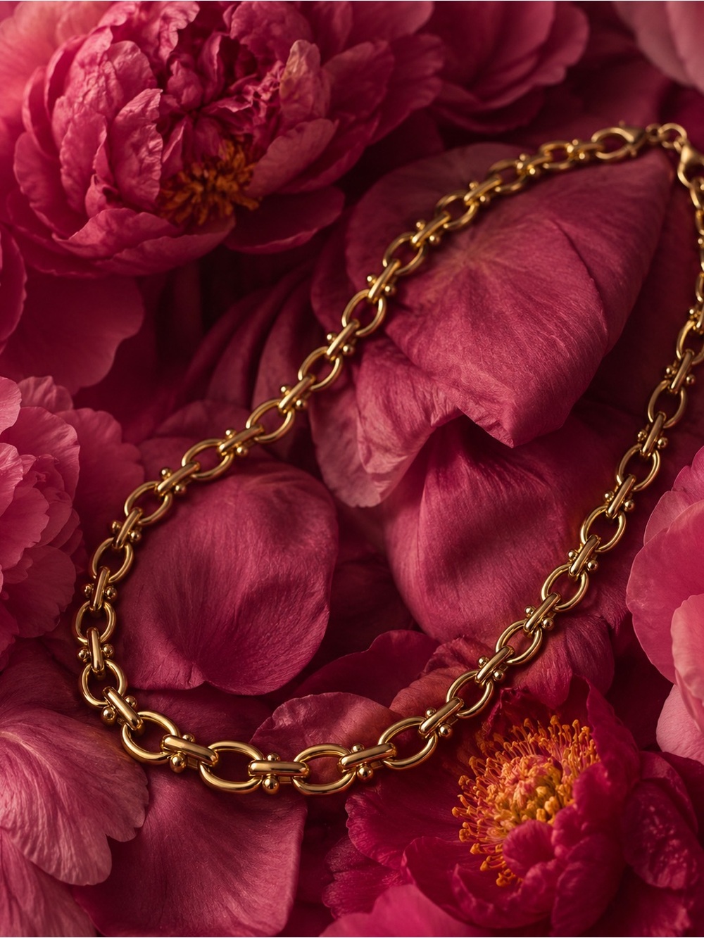 Gold Link Chain Necklace - Women Jewelry